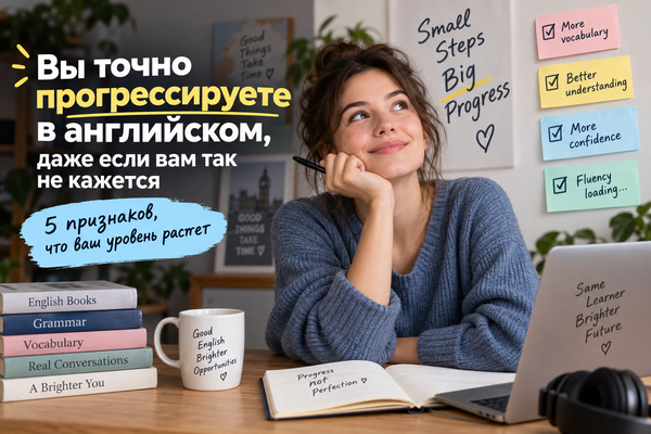 Без тестов и экзаменов: как понять, что ваш английский язык стал лучше?